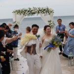 砂浜結婚